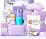Birthday gifts for women self care friendship gifts lavender relaxing spa gifts basket care package w luxury flannel blanket 20 oz tumbler unique mothers day gift for mom her friend sister wife.jpg