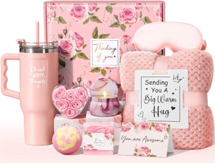 Birthday gifts for women self care gifts get well soon gifts rose relaxing spa gifts basket care package w luxury flannel blanket 40 oz tumbler mothers day gifts for mom her wife girlfriend sister.jpg