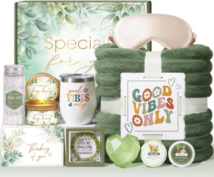 Birthday gifts for women self care gifts relaxing spa gifts baskets get well soon gifts care package for women with blanket unique gifts idea for mom mother her wife girlfriend best friend sister.jpg