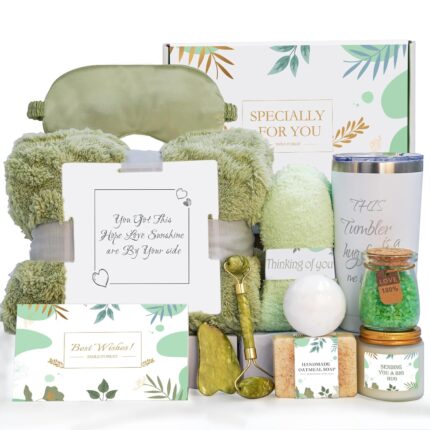 Birthday gifts for women get well gifts for women gift set for women gift box for women post surgical spa gift basket with luxury flannel blanket.jpg