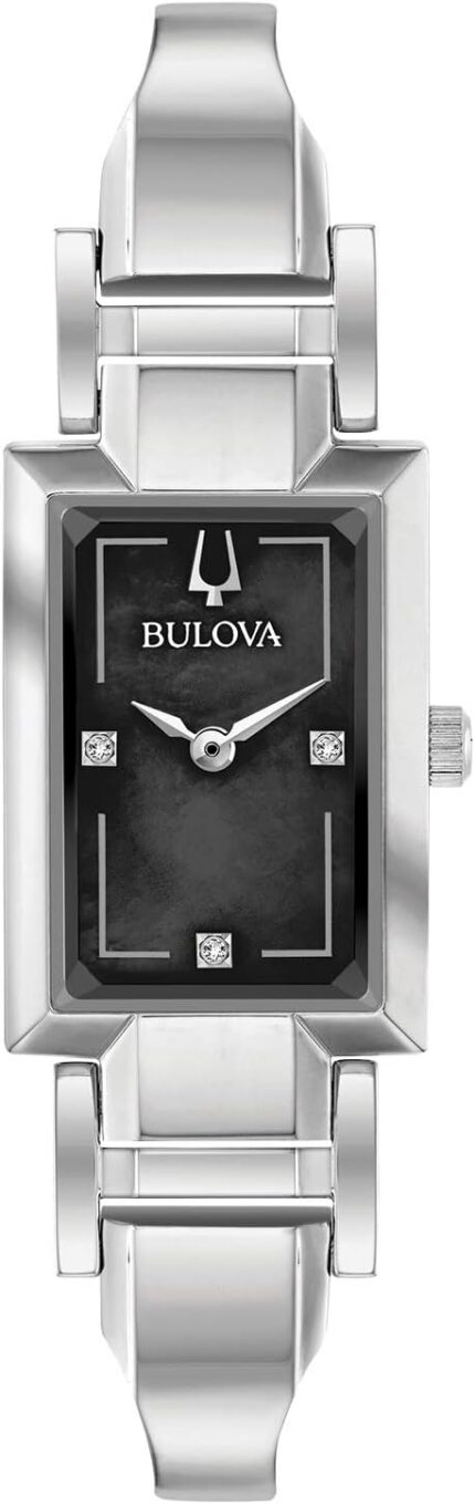 Bulova ladies classic diamond dial quartz stainless steel watch rectangle mother of pearl.jpg