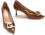 C.paravano womens metal buckle stiletto pumps professional business meeting shoes with metal accentschic pointed toe designall day comfort heels for office workdays.jpg
