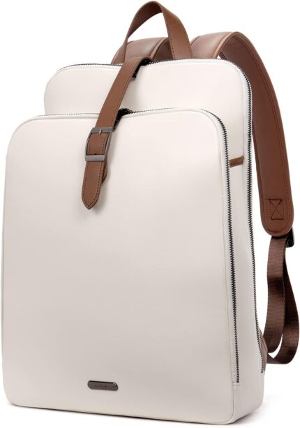 Cluci leather backpack for women 15.6 inch laptop bag large genuine work backpack travel back.jpg