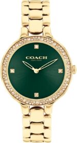 Coach chelsea womens watch stainless steel brilliance elegant and classic timepiece for everday wear and special occasions 32 mm.jpg