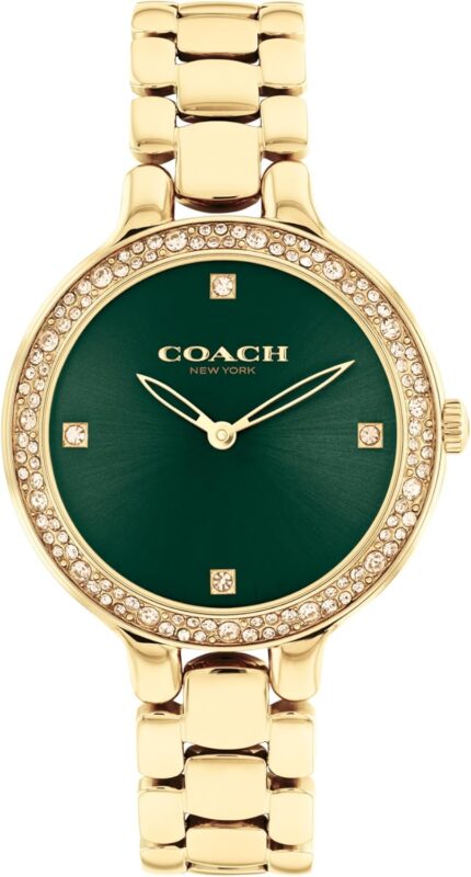 Coach chelsea womens watch stainless steel brilliance elegant and classic timepiece for everday wear and special occasions 32 mm.jpg