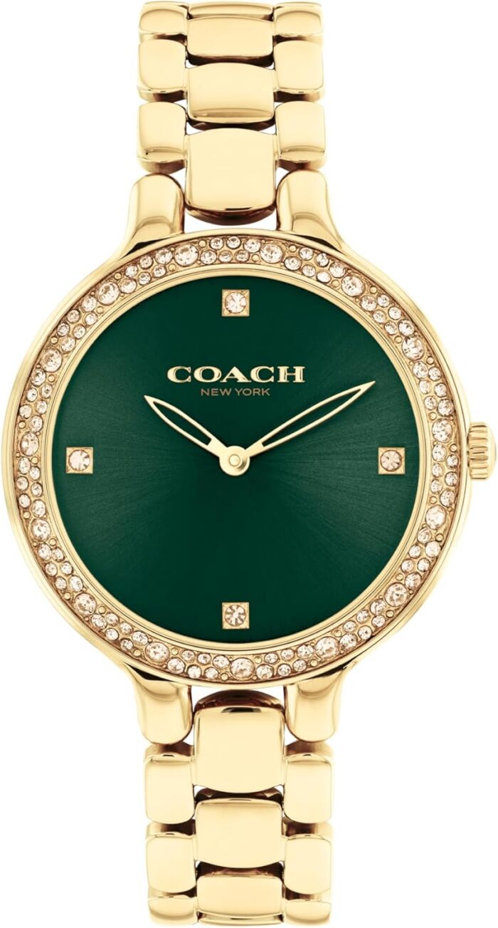 Coach chelsea womens watch stainless steel brilliance elegant and classic timepiece for everday wear and special occasions 32 mm.jpg
