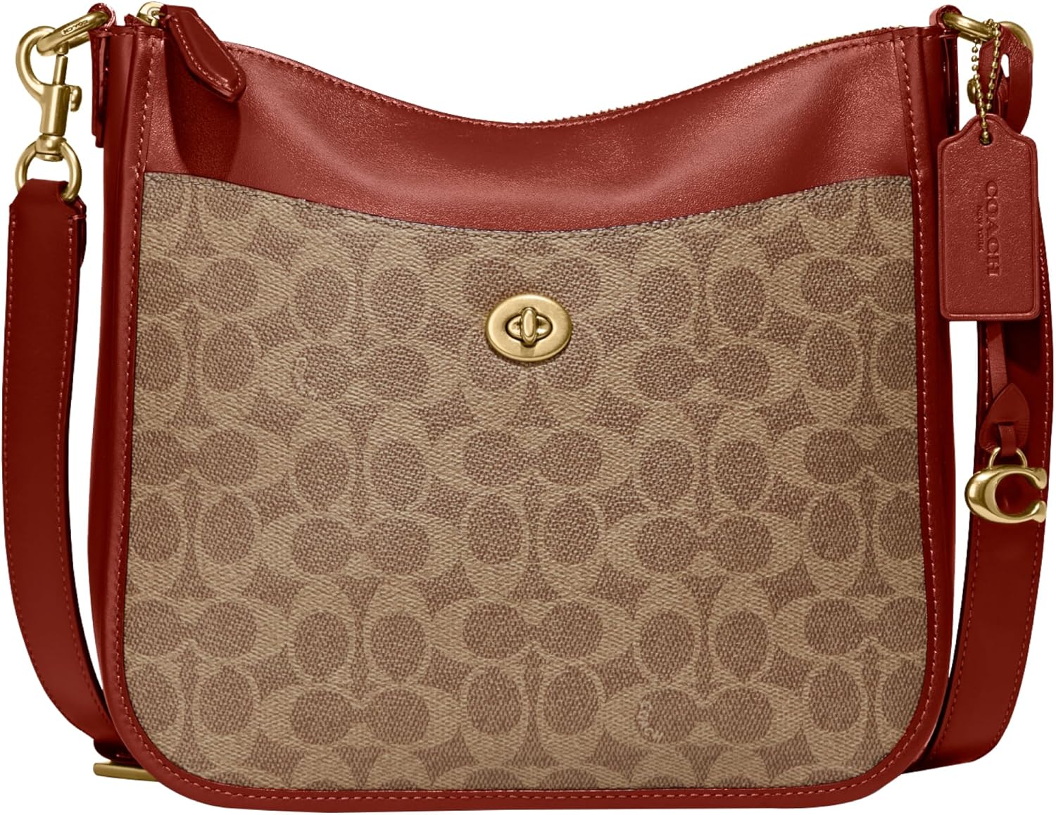 Coach coated canvas signature chaise crossbody tanrust.jpg