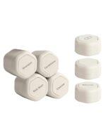 Cadence travel containers daily routine capsule set magnetic travel capsules for shampoo conditioner body wash pills and more 4 flex mediums 1.32oz 3 flex smalls 0.56oz sand.jpg