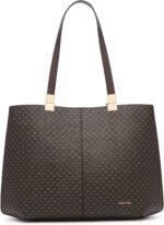 Calvin klein granite geometric tote bag – vegan leather monogram 3 pockets.jpg
