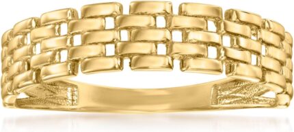 Canaria 10kt yellow gold panther link ring.jpg