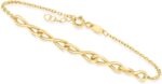 Canaria 10kt yellow gold twisted infinity link bracelet.jpg