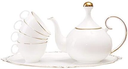 Ceramic kettle ceramic teapot set simple european coffee cup set small luxury ceramic cup english afternoon tea tea set coffee set high end gift box.jpg