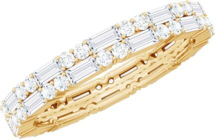 Certified diamond moissanite full eternity ring for women d vs1 quality moissanite wedding ring ready to gift.jpg