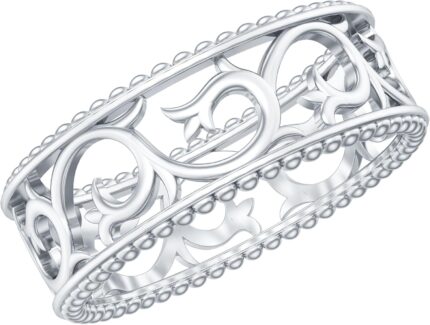 Certified filigree wedding band vintage inspired wedding band art deco anniversary ring for women ideal for gift.jpg
