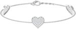 Certified lab grown diamond heart bracelet ef vs quality pave set diamond chain bracelet for women ready to gift.jpg