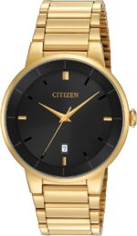 Citizen quartz mens watch stainless steel classic gold tone model bi5012 53e.jpg