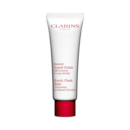 Clarins beauty flash balm 3 in 1 hydrating 10 minute face mask make up primer or quick pick me up radiance booster moisturizes brightens and visibly tightens non oily and non comedogenic.jpg