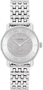 Coach elliot womens 2h quartz watch stainless steel bracelet water resistant up to 3atm30 meters premium fashion classic minimalist design for everyday wear gift for her 28mm.jpg