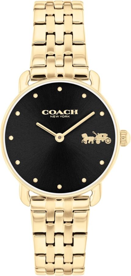 Coach elliot womens watch 2h quartz watch with link bracelet water resistant 3 atm30 meters premium fashion classic minimalist design for everyday wear 28mm small.jpg