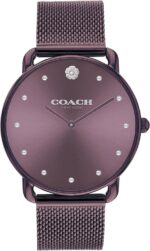 Coach elliot womens watch modern elegance with iconic tea rose detail chic timepiece for everyday wear ideal gift for her water resistant 36 mm.jpg