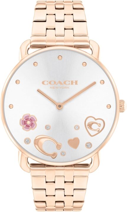 Coach elliot womens watch sleek design with scattered charms timeless style for every occasion gift for her water resistant 36 mm.jpg
