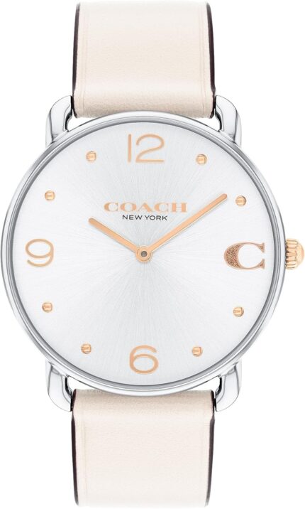 Coach elliot womens watch sleek and minimalist in design timeless style for any occasion gifts for her water resistant 36 mm.jpg