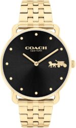 Coach elliot womens watch sophisticated elegance with iconic logo detail premium timepiece for everyday wear ideal gift for her water resistant 36 mm.jpg