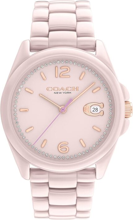 Coach greyson womens ceramic watches enhancing elegance for every event water resistant.jpg