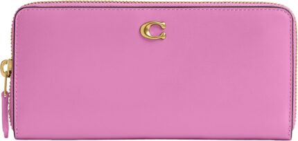 Coach womens essential slim accordion zip wallet accessory travel b4fuchsia.jpg