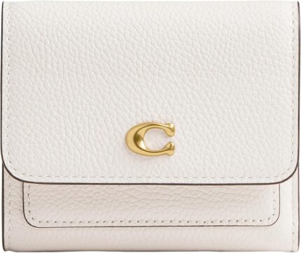 Coach womens mila small flap accessory travel wallet b4chalk.jpg