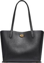 Coach womens polished pebble leather willow tote.jpg