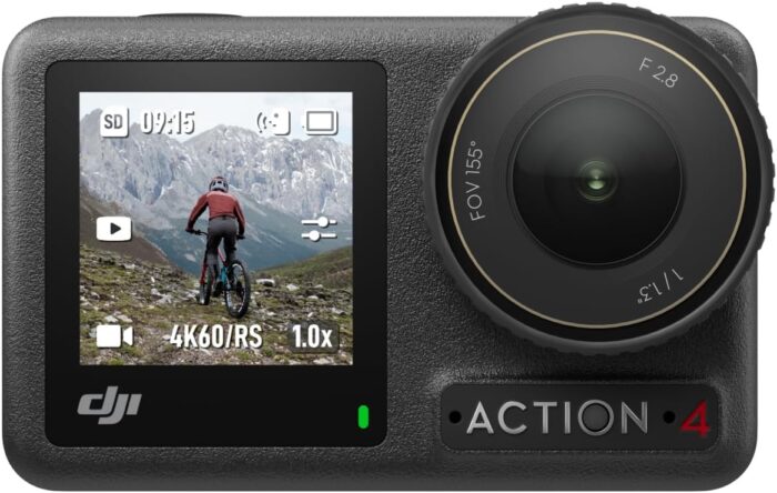 Dji osmo action 4 essential combo 4k120fps waterproof action camera with a 11.3 inch sensor stunning low light imaging10 bit d log m color performance long lasting 160 mins outdoor camera.jpg