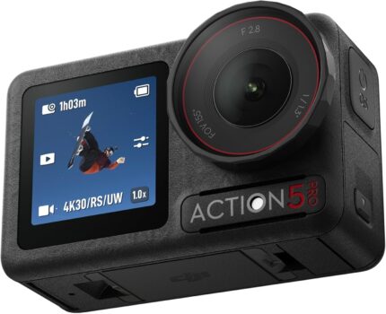 Dji osmo action 5 pro essential combo waterproof action camera with 11.3 sensor 4k120fps video subject tracking stabilization dual oled touchscreens action camera 4k ideal for sports vlog.jpg
