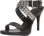 Dkny womens stud heeled sandal with buckle detail.jpg
