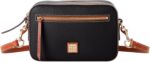 Dooney bourke womens camera zip crossbody in pebble grain leather small handbag with adjustable shoulder strap.jpg