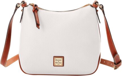 Dooney bourke womens crossbody hobo in pebble grain leather medium handbag with adjustable detachable shoulder strap.jpg