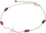 Emeraldrubysapphire bracelet with japanese 6.0mm akoya cultured pearl for women with 18k yello gold elegant design excellent gift bracelet.jpg
