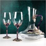 Enamel lead free crystal decanter set creative european style decanter candlelight dinner decoration ornaments high end gifts color a.jpg