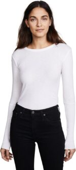 Enza costa womens cashmere blend cuffed crew top with thumbholes.jpg