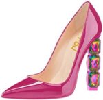 Fsj women jeweled high heel pointed toe pump slip on sparkling crystal bead heel sexy ladies bridal evening shoes size 4 15 us.jpg