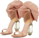 Fsj women open toe stylish sandal ankle strap chunky block high thick heels wedding party ballroom prom shoes us size 4 15 us.jpg