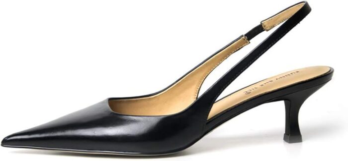 Fsj womens mid kitten heel slingback sandal pointy toe sexy pumps comfortable dress party walking shoes size 4 15 us.jpg