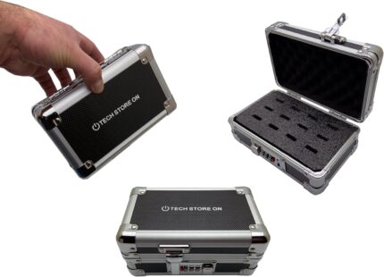Flash usb thumb drive holder storage organizer case antistatic and shockproof aluminum extra small holds 12 usb slots.jpg