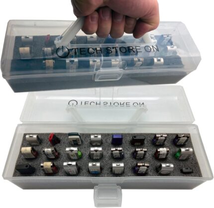 Flash usb thumb drive holder storage organizer case antistatic and shockproof plastic medium holds 24 usb slots.jpg