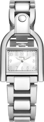 Fossil womens harwell quartz stainless steel and leather three hand watch.jpg