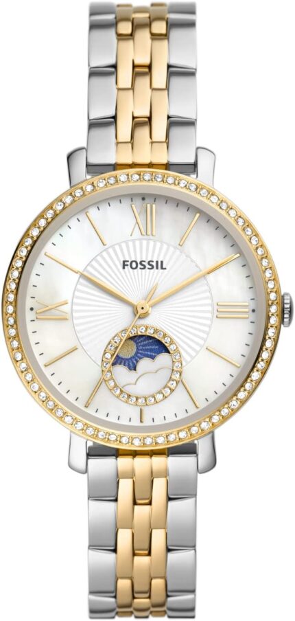 Fossil womens jacqueline quartz stainless steel three hand watch.jpg