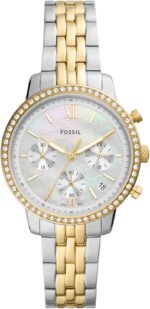 Fossil womens neutra quartz stainless steel chronograph watch.jpg