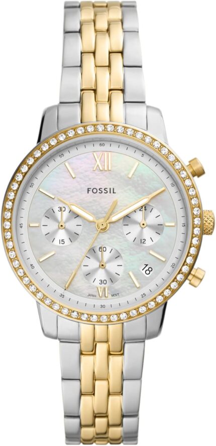 Fossil womens neutra quartz stainless steel chronograph watch.jpg