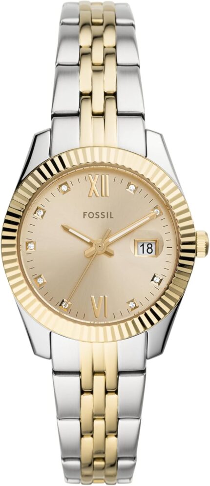 Fossil womens scarlette mini quartz stainless steel three hand watch color goldsilver model es4949.jpg