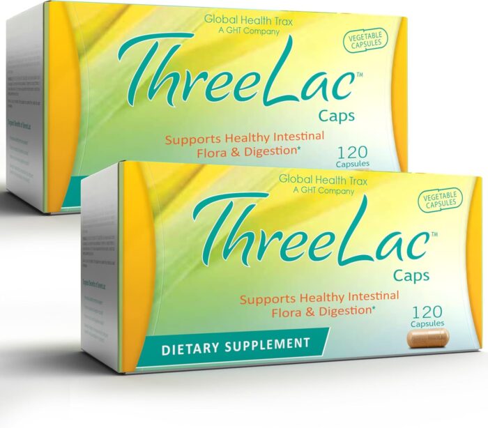 Ght threelac probiotic capsules 240 ct comprehensive digestive support for men women and children immune system and gut balance non gmo.jpg